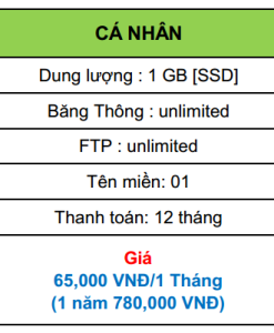 hosting cá nhân