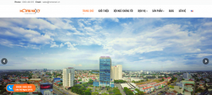 Thiết kế web thương hiệu bất động sản Bình Dương