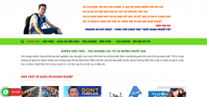 Thiết kế web thương hiệu cá nhân Bình Dương