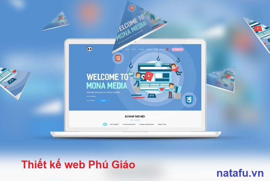 Thiết kế web thương hiệu Phú Giáo