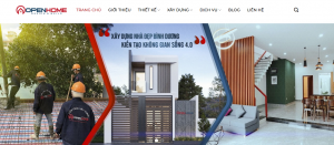 Thiết kế web thương hiệu xây dựng Bình Dương