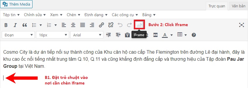 HƯỚNG DẪN CHÈN IFRAME VÀO NỘI DUNG WEBSITE [WORDPRESS]