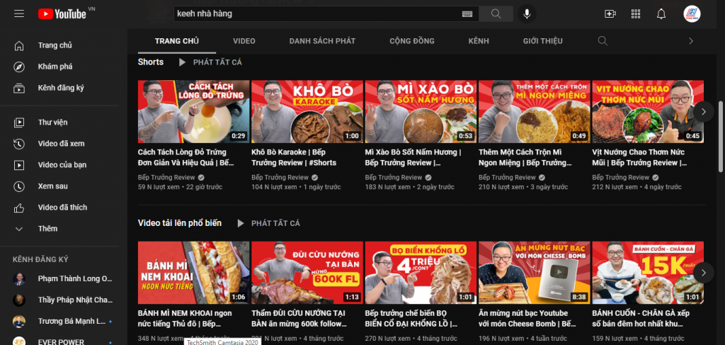 Phát triển kênh Youtube cho nhà hàng của bạn