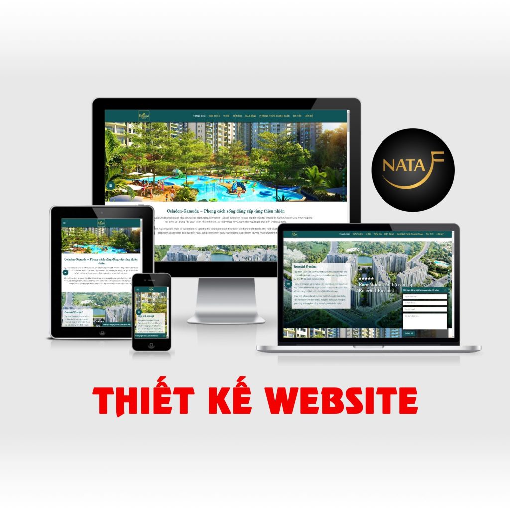 Dịch vụ thiết kế website tại Bình Dương chuyên nghiệp theo ngành nghề của Natafu