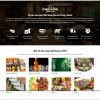 Thiết kế web ẩm thực - thực phẩm - nhà hàng