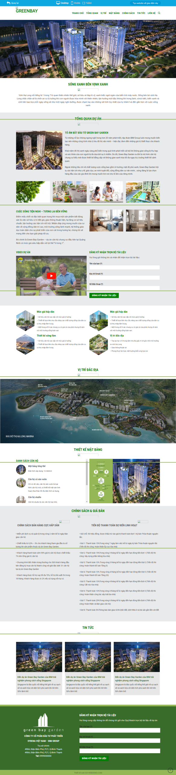 Thiết kế web dịch vụ