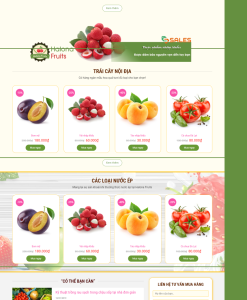 Thiết kế web đồ ăn thức uống