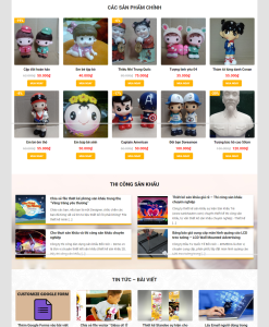 Thiết kế web đồ chơi