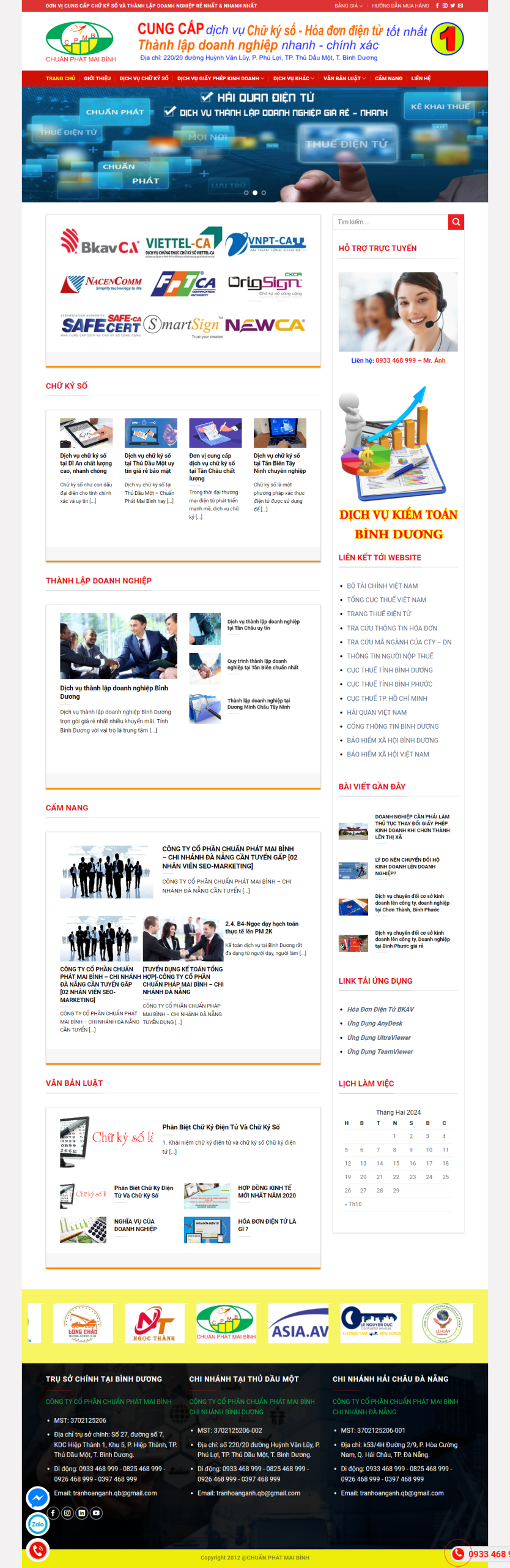 Thiết kế web doanh nghiệp