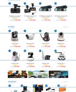 Thiết kế web máy ảnh