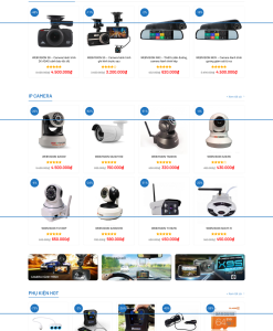 Thiết kế web máy ảnh