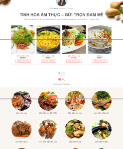 Thiết kế web nhà hàng
