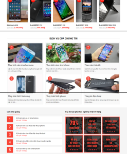 Thiết kế web sửa điện thoại