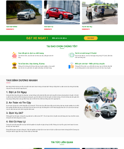 Thiết kế web taxi