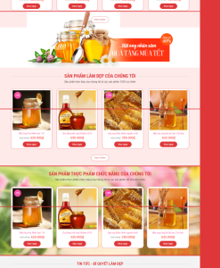Thiết kế web đồ uống