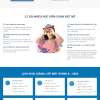 Thiết kế web trung tâm anh ngữ