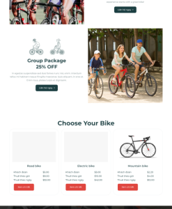 Thiết kế web xe đạp
