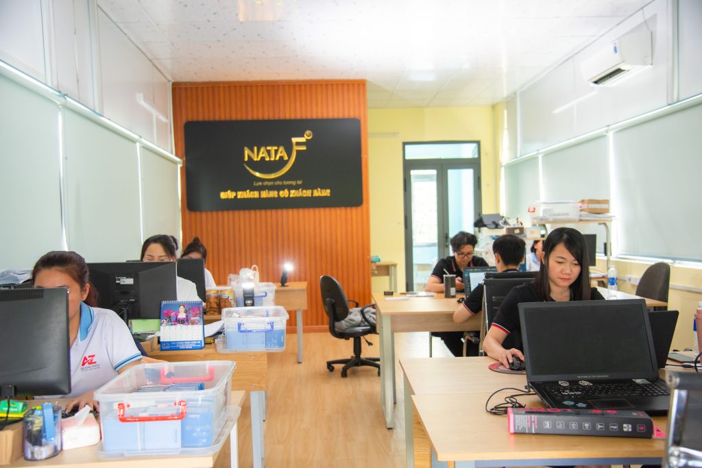 Đội ngũ nhân sự Natafu làm việc nhiệt tình, chuyên nghiệp