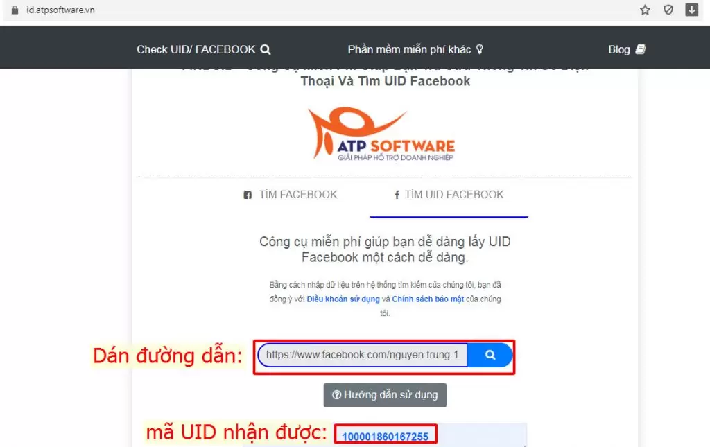 Tìm mã UID của trang cá nhân facebook