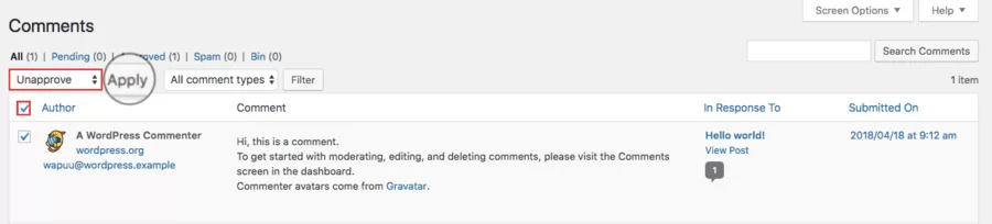 Làm thế nào để tắt comment trong WordPress