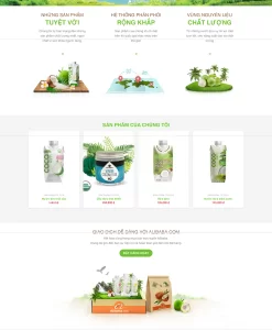 Thiết kế website bán đồ uống