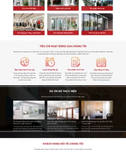 Thiết kế web nhôm kính