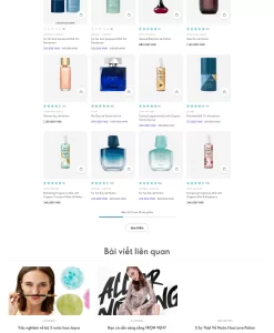 Thiết kế web nước hoa